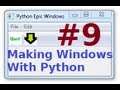 wxPython Programming Tutorial 9: Tool Bar Items and Sub Menus!