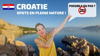 Camping en pleine nature en Croatie : mythe ou réalité ? #Croatie #camping sauvage interdit