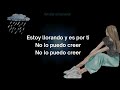 Nunca pensé llorar - Rossy War (Letra)