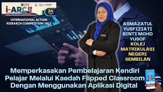 i ARC2022 UTM - Memperkasakan Pembelajaran Kendiri_Kaedah Flipped Classroom_Aplikasi Digital