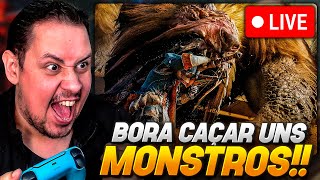 🔴 ÚLTIMO DIA da NOVA BETA de MONSTER HUNTER WILDS! Bora CAÇAR! (Última DIA desse FDS)