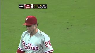 2012/09/15 Utley's leaping catch