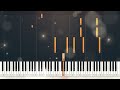 glimpse of us if chopin composed it birru piano tutorial piano cover