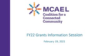 FY22 Grant Information Session