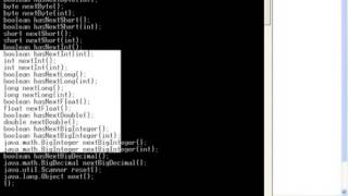 JAVA Programming Tutorial Using Scanner Class To Take Input wmv