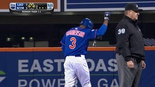 LAD@NYM Gm3: Granderson hits a bases-clearing double