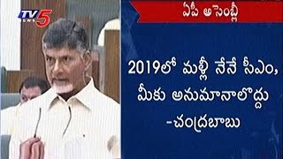 2019 లో మళ్ళీ నేనే సీఎం | Chandrababu Speech in Assembly | TV5 News