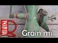 Grinder on grain Very Rusted - Restoration, Pelhřimov SR-1 DIY grain mill