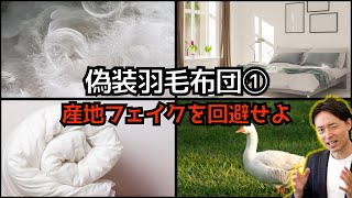 【偽装羽毛①】きちんとした羽毛布団を購入するための知識