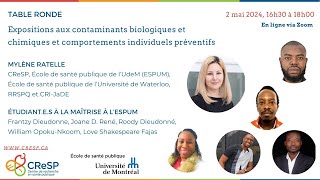 Expositions aux contaminants biologiques et chimiques et comportements individuels préventifs