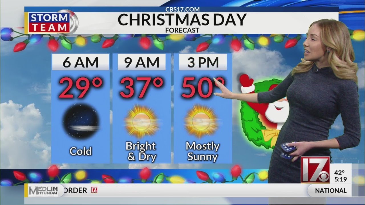 Erin Clanahan's Christmas Eve Morning Forecast - YouTube