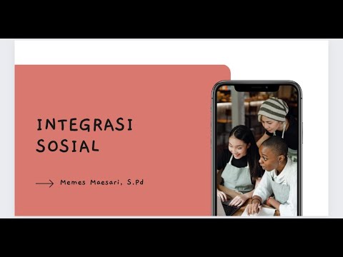 MATERI SOSIOLOGI BAB 5 - INTEGRASI DAN REINTEGRASI SOSIAL - YouTube