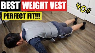 PERFECT 40 POUND WEIGHT VEST UNBOXING AND REVIEW | Best Weighted Vest on the Market?