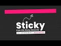 Pure CSS Sticky Elements Scrolling Effects For Beginners | No Javascript