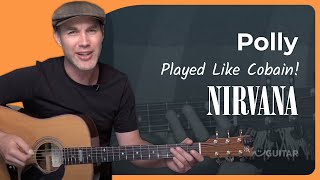 How to play Polly by Nirvana | Acoustic Guitar Lesson