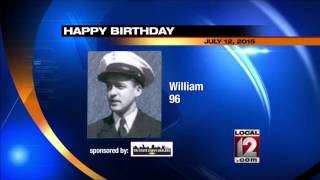 Birthday Greetings: July 12, 2015