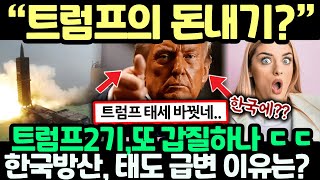 [해외감동사연] 트럼프, 한국 방산 변화에 태도 급변! 주한미군 문제로 갑질하던 트럼프가 돈 내겠다고 한 진짜 이유!