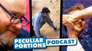 Man pushes peanut up mountain with his nose - Peculiar Portions Podcast #65