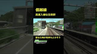 JR東日本トレインシミュレータ 笠島駅。海水浴場近そう