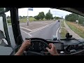 pov truck driving man tgx 500 narrow roads bathmen netherlands 🇳🇱 4k cockpit view