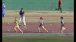 20191123鞘ヶ谷記録会 一般高校女子3000m最終組