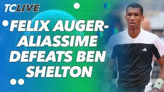 Felix Auger-Aliassime turns a corner to defeat Ben Shelton | Roland Garros 2024