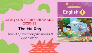 AFAQ English Class 1 Unit 9 The Eid Day Sun Series New Single National Curriculum