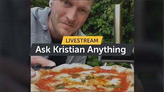 All Pizza Oven Questions Answered By Ooni Pizza Ovens CEO Kristian Tapaninaho | Instagram Livestream