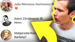 NAPISAŁEM DO 100 AKTORÓW *odpisali mi* | Julia Wieniawa, Kożuchowska, Królikowski, Gąsiewska, Kazadi