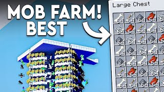 Minecraft BEST MOB FARM 1.20.6 - FAST! - 39,000+ Per Hour!