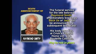 Raymond Smith ~ Short Obituary