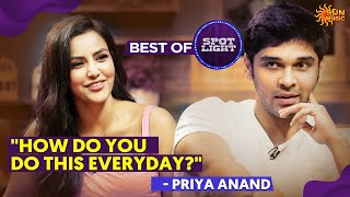 Candid moments with Dhruv Vikram and Priya Anand | Best of Spotlight | Sun Music