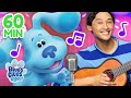 Blue's Sing Along & Dance Party 🎶 w/ Josh & Friends! | 1 Hour Compilation | Blue's Clues & You!