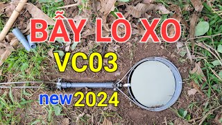 BẪY LÒ XO VC03#BẪY HEO RỪNG VÀ THÚ LỚN, CHUYÊN THU PHỤC HÀNG KHỦNG.