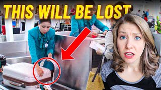 How to Check a Bag at the Airport | (avoid lost luggage)