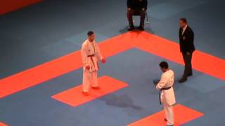 Stanislav Horuna vs Abdelrahman Omar. 22nd World karate championship, Bremen, Germany