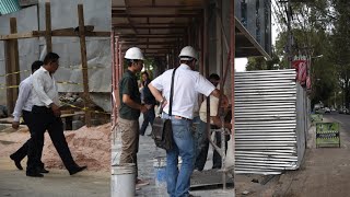 ¿Está o no permitido que las construcciones obstruyan el paso peatonal en la zona Viva?