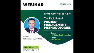 Webinar - From Waterfall to Agile: The Evolution of Project Management Methodologies | Edubex