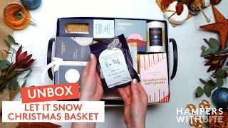 Let It Snow Christmas Basket | Christmas Hampers 2023 I Hampers With Bite