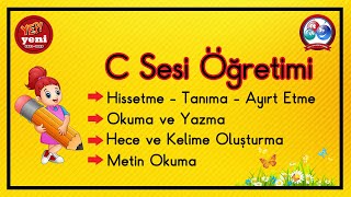 C Sesi Öğretimi ve  Ses Birleştirme Etkinlikleri | Dik Temel Harfler (1. Sınıf)