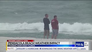 Pensacola Beach weather impact