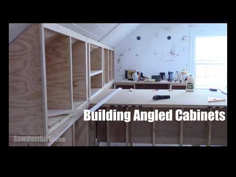 How to Build Angled Cabinets How to Build Angled Cabinets