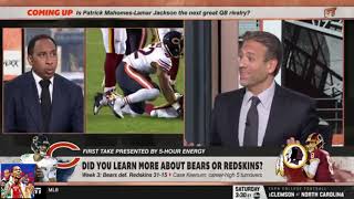 First Take 9/24/19 - Stephen A. Smith: Did you learn more about Bears or Redskins?