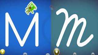 A Z Letter School   Nomal and Cursive   Uppercase   Preview app   Education app for kIds