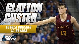 Loyola Chicago's Clayton Custer leads the Ramblers to the Elite 8