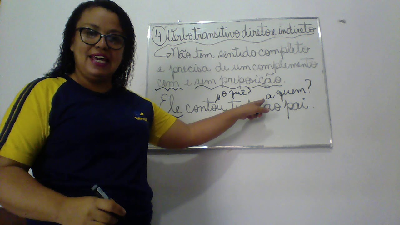 Aula 4. Verbo Transitivo Direto E Indireto. - YouTube