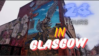 24 Hours In Glasgow With My Wife | Walking Tour \u0026 Romantic Dinner #scotland