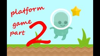 Gdevelop tutorial - platform game - layers, HUD, points - part 2