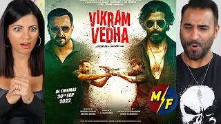 VIKRAM VEDHA Trailer REACTION!! | Hrithik Roshan, Saif Ali Khan | Pushkar & Gayatri | Radhika Apte