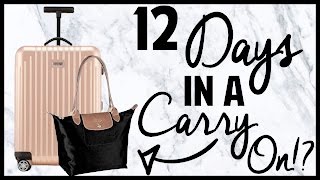 12 Days in Europe in a Carry-On?! // Packing Challenge!